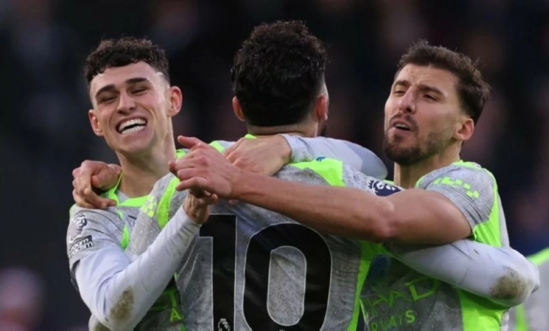 مانشستر سيتي يهزم كريستال بالاس ويشعل المنافسة مع أرسنال