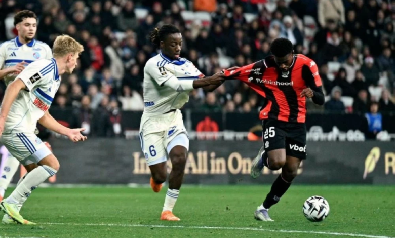 نيس يتعادل مع ستراسبورغ 1-1 في الدوري الفرنسي: ترتيب الفرق