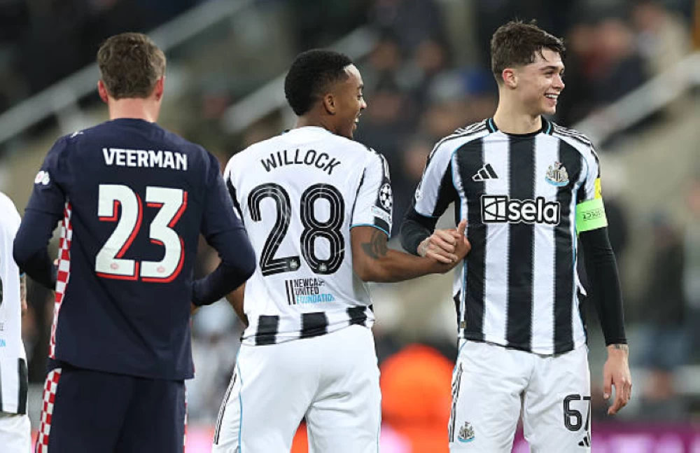 نيوكاسل وليفربول يحققان الفوز في دوري أبطال أوروبا 2024