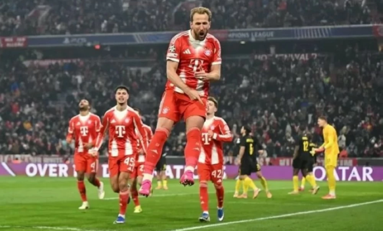 هاري كين يقود بايرن ميونخ لثمن نهائي دوري أبطال أوروبا