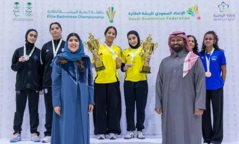 ياسمين عبدالجواد بطلة المملكة للريشة الطائرة 2025 بدعم أسري