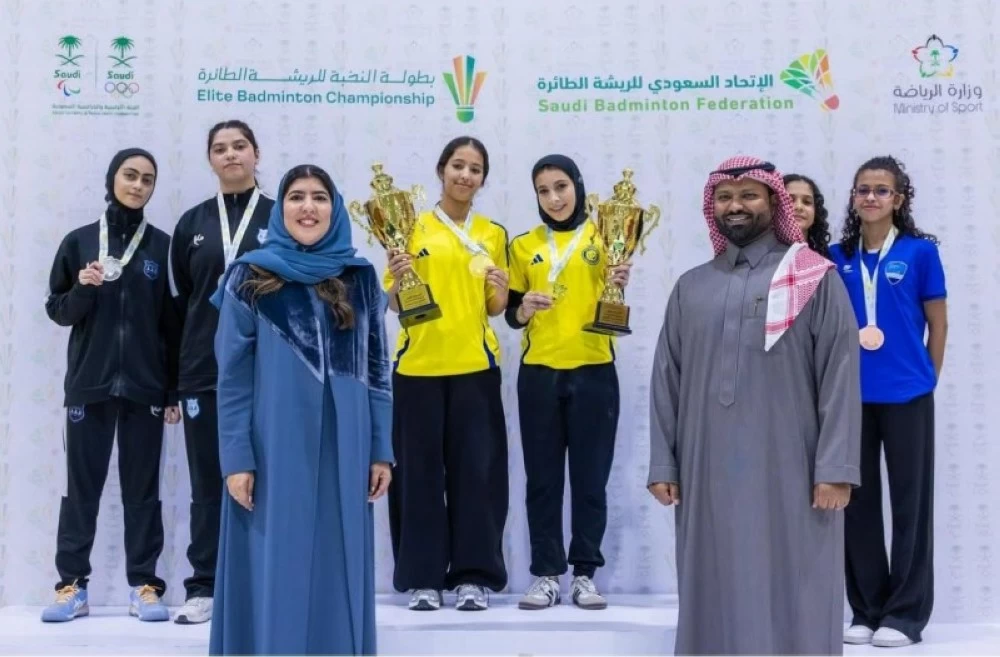 ياسمين عبدالجواد بطلة المملكة للريشة الطائرة 2025 بدعم أسري