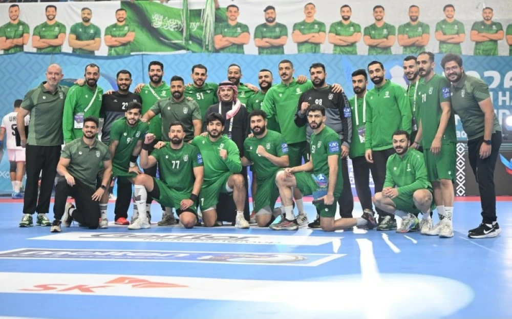 فوز السعودية على الإمارات في بطولة آسيا لكرة اليد 2020