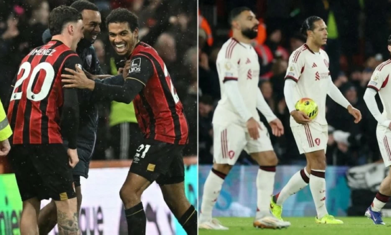 بورنموث يهزم ليفربول 3-2 بهدف قاتل في الدوري الإنجليزي