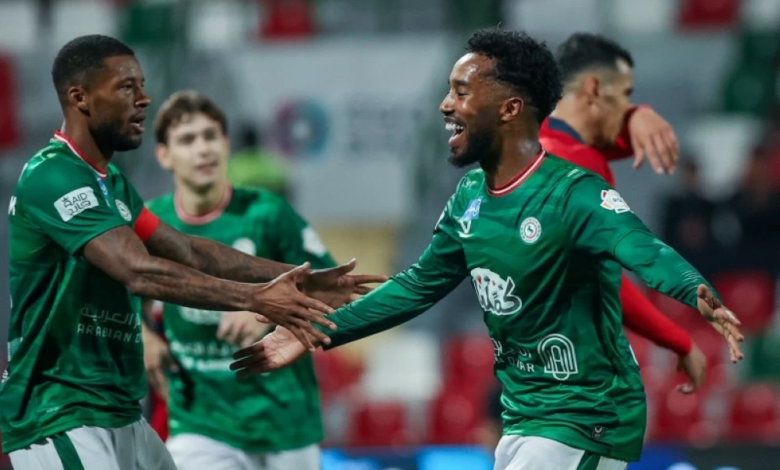 فوز الاتفاق على ضمك 2-0 في دوري روشن السعودي للمحترفين