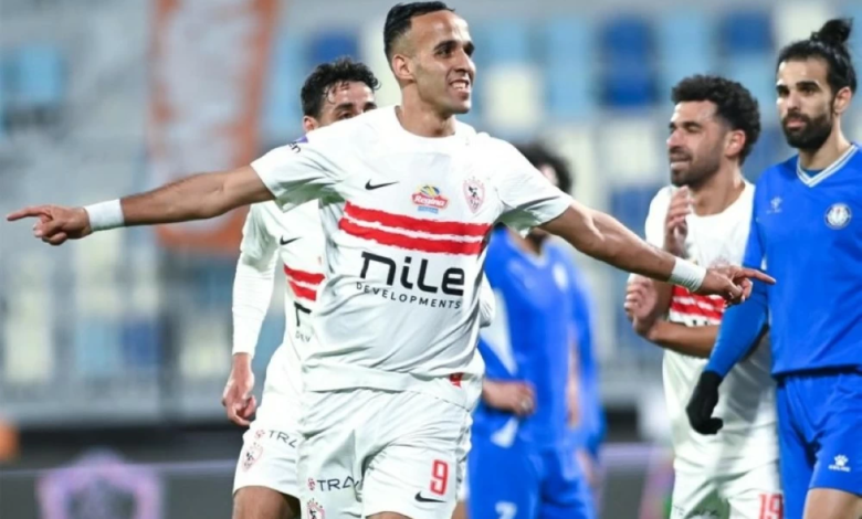 فوز الزمالك على سموحة 1-0 في الدوري المصري الممتاز