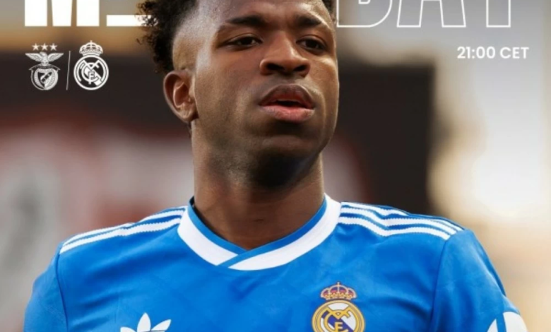 عنصرية ضد فينيسيوس في مباراة ريال مدريد وبنفيكا بدوري الأبطال