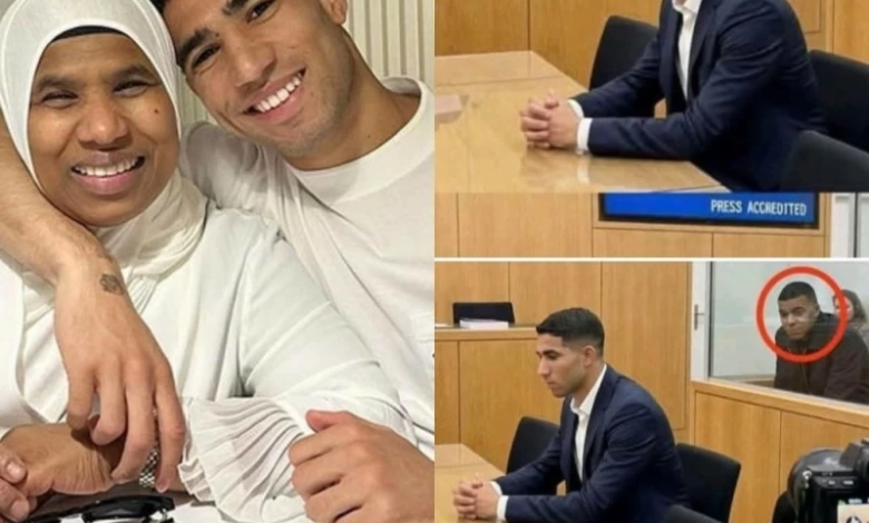 أشرف حكيمي في المحكمة: دموع الأم ودعم مبابي في قضية الاغتصاب