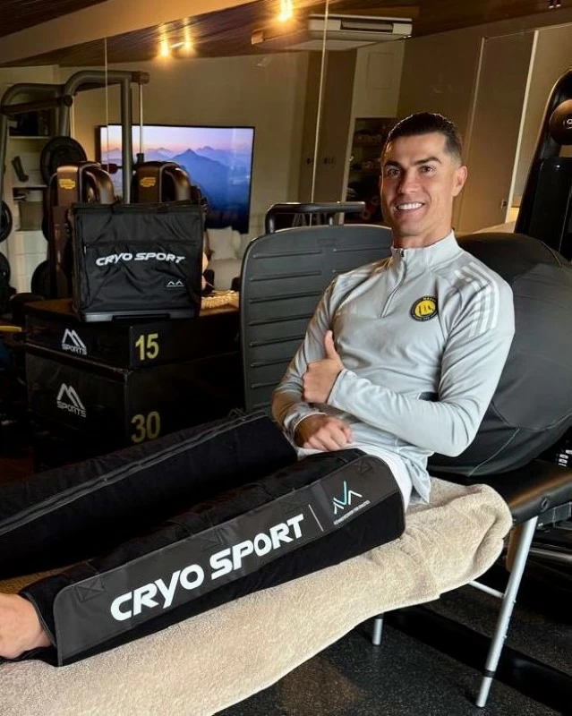 رونالدو يدعم النصر من مدريد وسط تعافيه من الإصابة