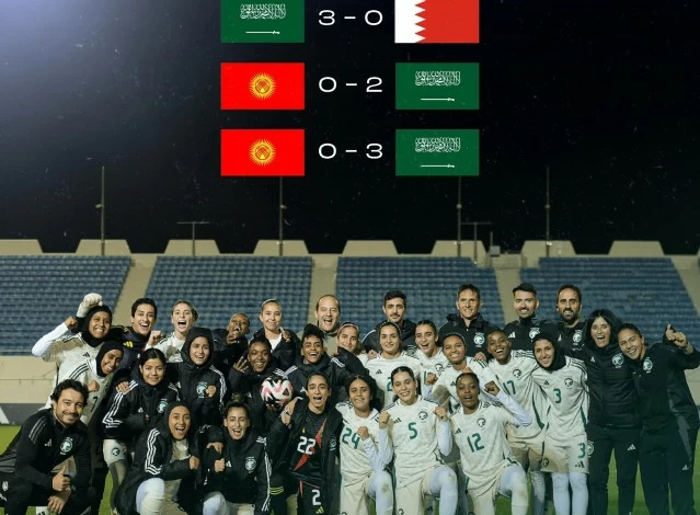 أخضر السيدات يختتم معسكر الدمام بنجاح: 3 انتصارات وشباك نظيفة