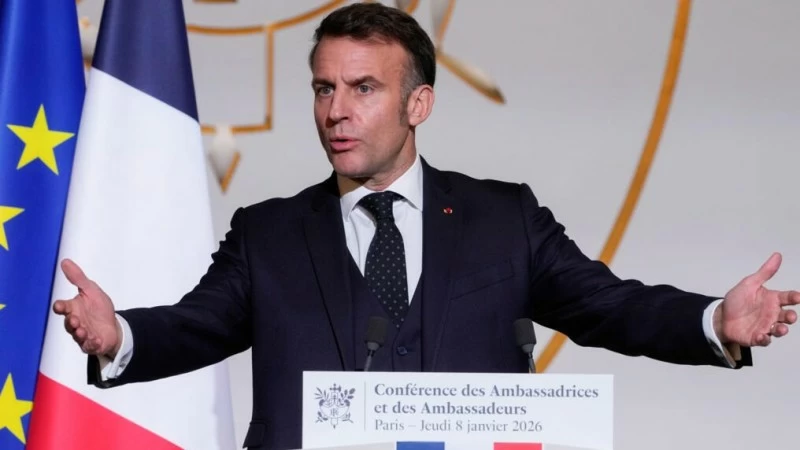 ماكرون يدعو إيران لوقف الهجمات وتهديد هرمز والنووي