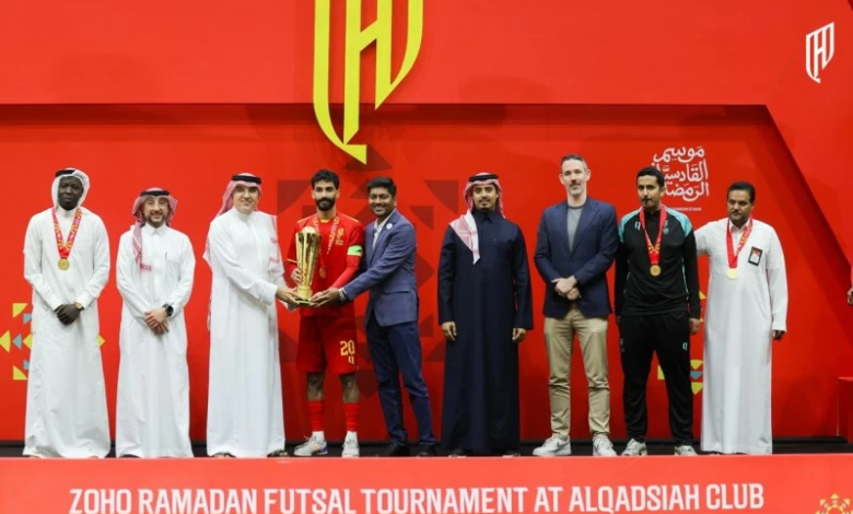 القادسية بطل كأس الصالات: موسم رمضاني يجذب 127 ألف زائر