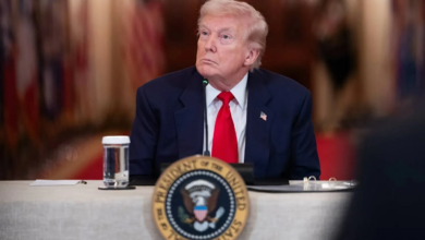 ترمب يهدد إيران بعواقب وخيمة حال تلغيم مضيق هرمز