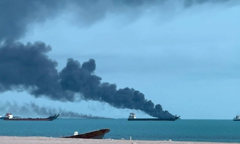 تحذير ترمب لإيران وتدمير أهداف ألغام بحرية بمضيق هرمز