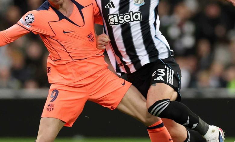 برشلونة يتعادل مع نيوكاسل: يامال ينقذ البارسا بدوري الأبطال