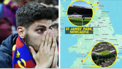 خطأ GPS يقود مشجع برشلونة لمغامرة غير متوقعة في إنجلترا