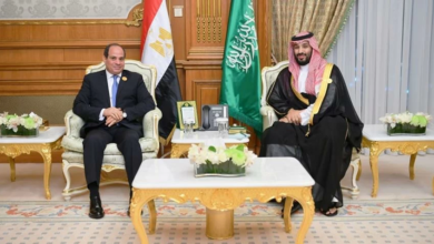 السيسي يؤكد دعم مصر للسعودية ويدين الاعتداءات الإيرانية