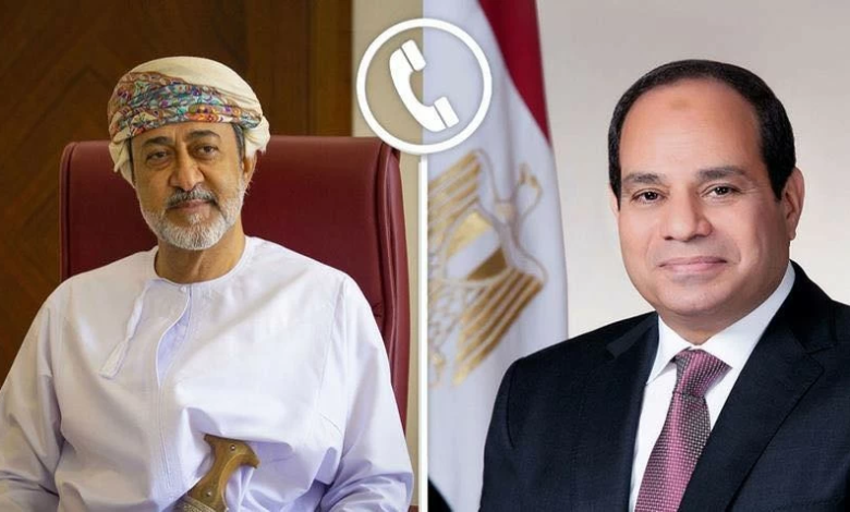 السيسي يؤكد لسلطان عُمان دعم مصر لاستقرار الخليج