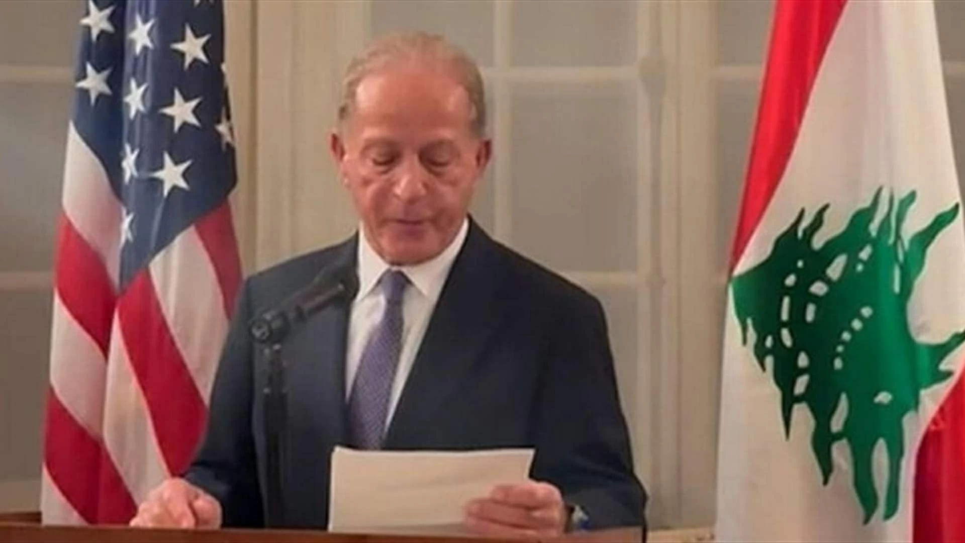 السفير الأمريكي: الجيش اللبناني مطالب بتأكيد السيادة والسلام