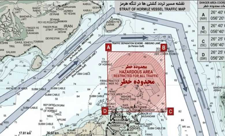 إيران تحدد مسارات آمنة في مضيق هرمز وسط تحذيرات من الألغام