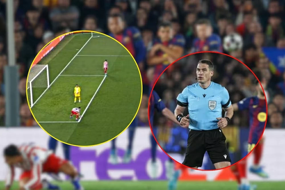 يويفا يرفض شكوى برشلونة ضد تحكيم مباراة أتلتيكو بدوري الأبطال