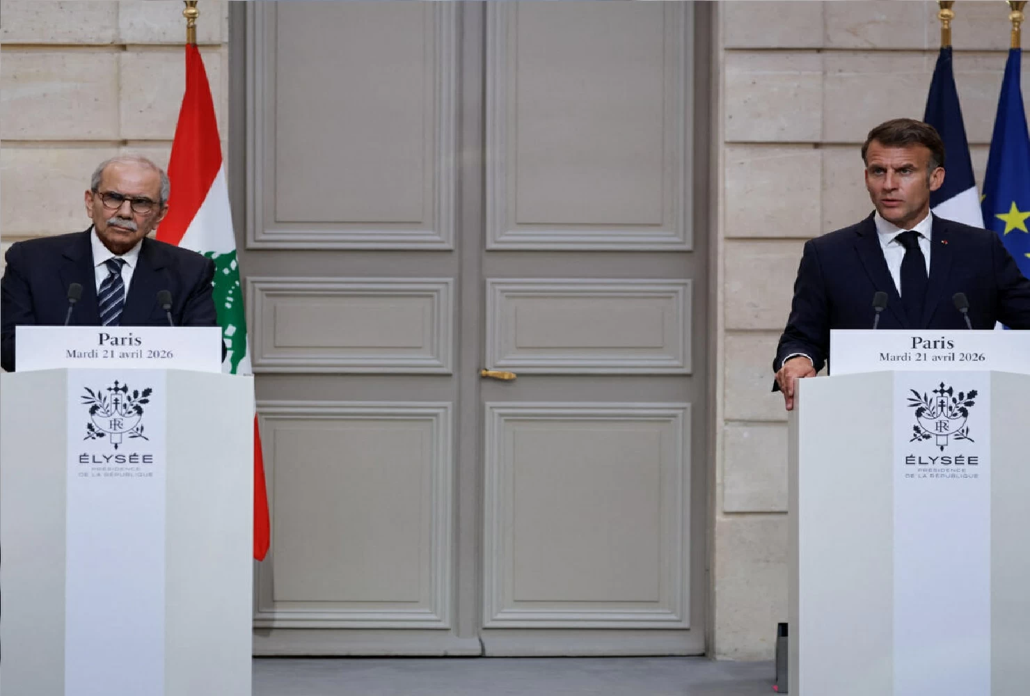 ماكرون: فرنسا تدعم لبنان في مفاوضات الحدود مع إسرائيل