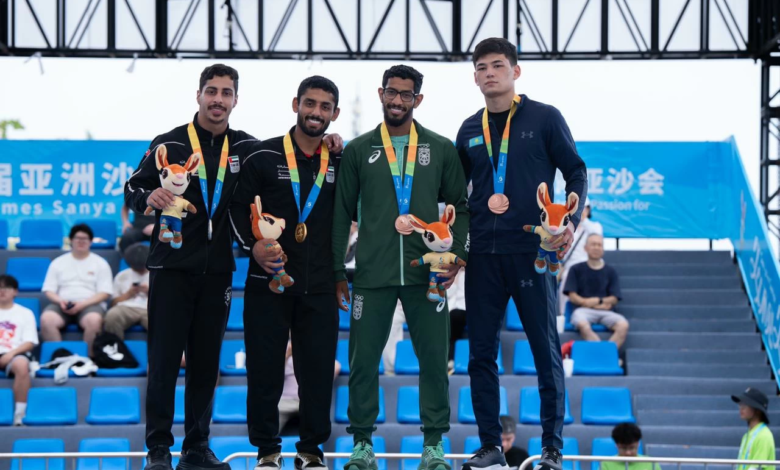 السعودية تفتتح رصيدها ببرونزية الجوجيتسو في ألعاب آسيا الشاطئية "سانيا 2026"