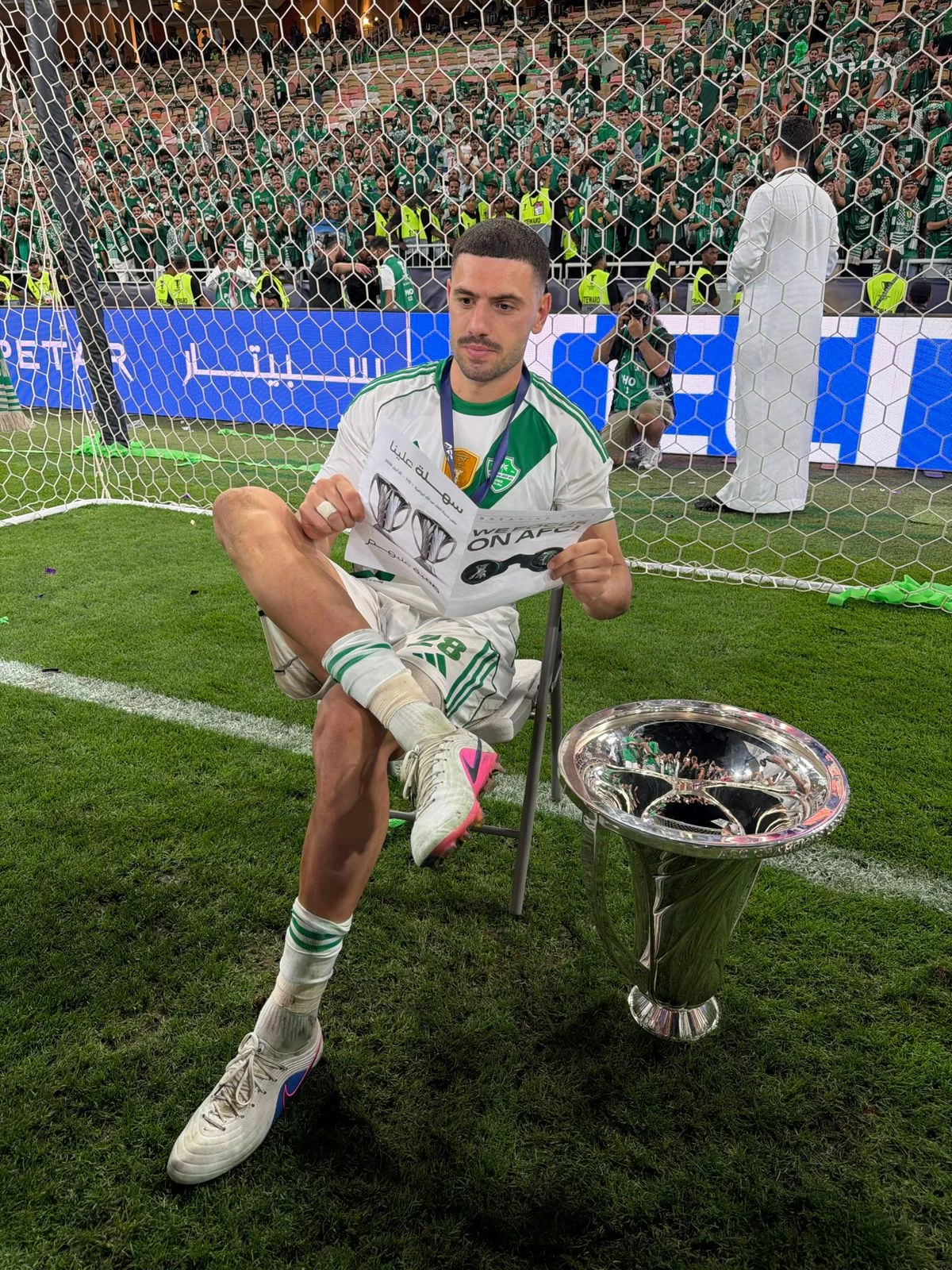 ديميرال بطل آسيا مع الأهلي: تهنئة الاتحاد التركي وإنجاز تاريخي