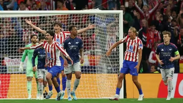 أتلتيكو وأرسنال يتعادلان 1-1 في ذهاب دوري الأبطال | الحسم في لندن