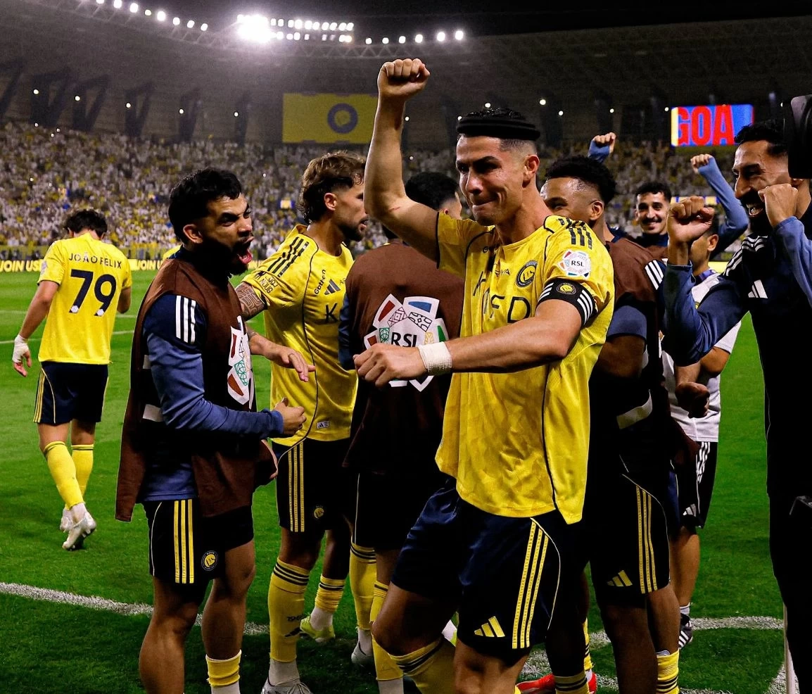النصر يحقق 1000 هدف تاريخي في دوري روشن السعودي