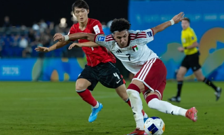 تعادل الإمارات وكوريا الجنوبية في كأس آسيا للناشئين