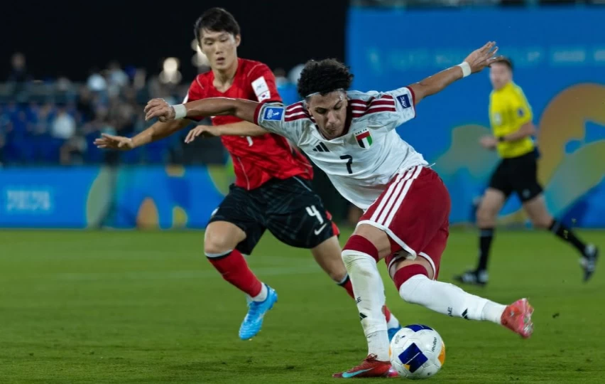تعادل الإمارات وكوريا الجنوبية في كأس آسيا للناشئين