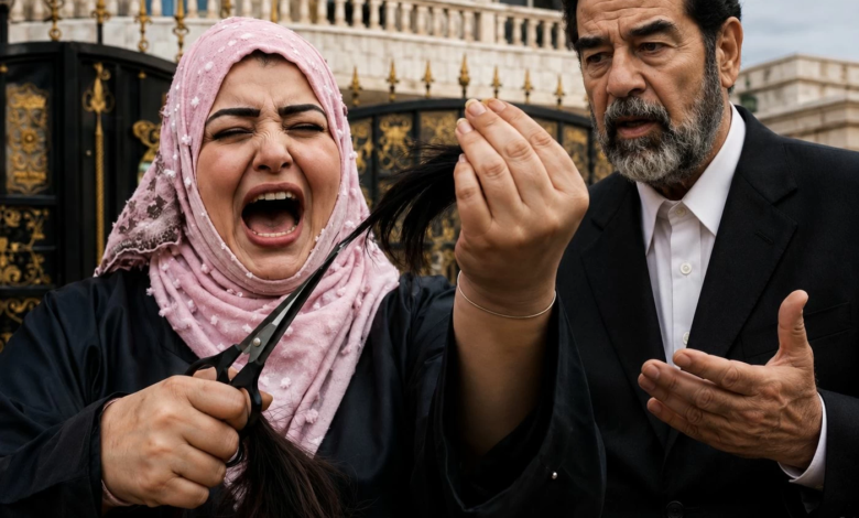 ظهور فتاة تزعم أنها ابنة صدام حسين تستنجد بقبائل اليمن