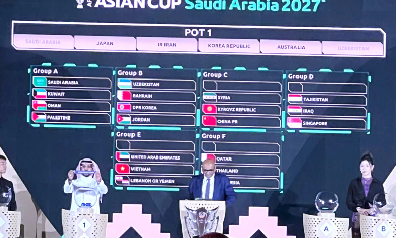 مباريات المنتخب السعودي في كأس آسيا 2027: الموعد والمجموعات