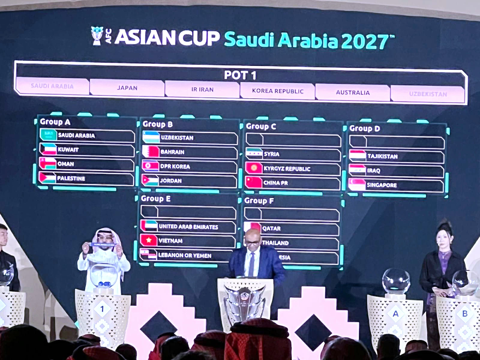 مباريات المنتخب السعودي في كأس آسيا 2027: الموعد والمجموعات