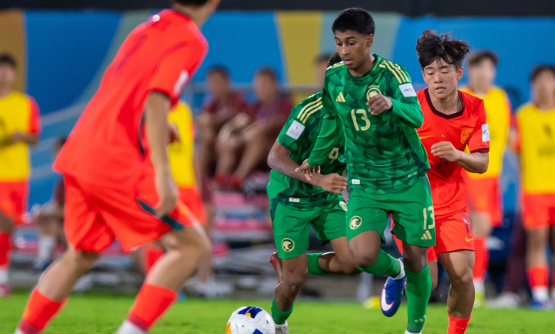 المنتخب السعودي تحت 17 عامًا يودع كأس آسيا بهزيمة أمام الصين