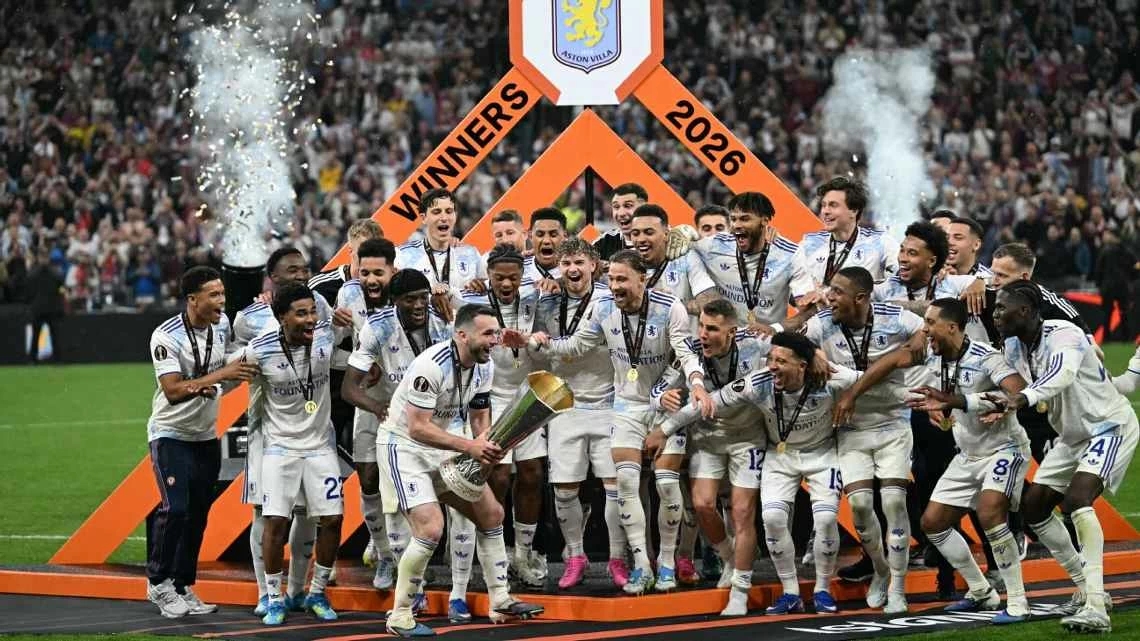 أستون فيلا بطل الدوري الأوروبي: تتويج تاريخي بعد ثلاثية نظيفة