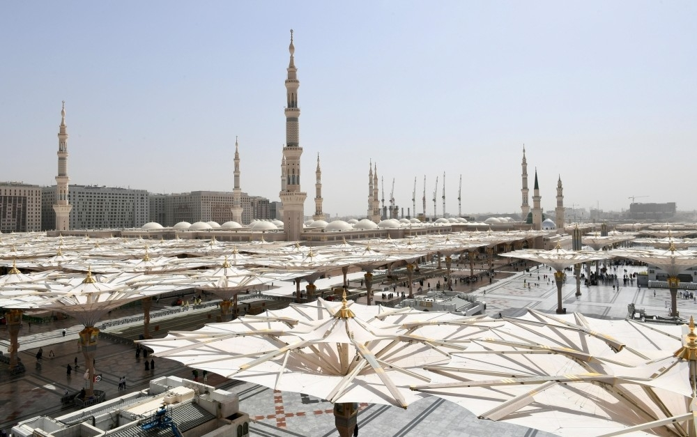 مظلات المسجد النبوي - واس