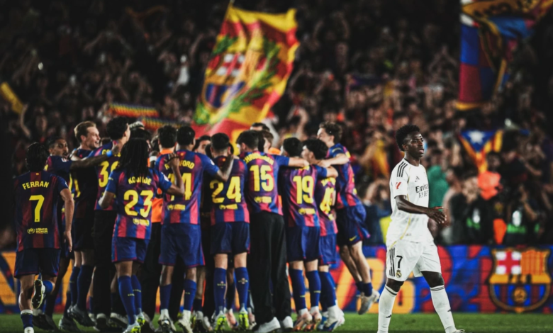 برشلونة بطلا للدوري الإسباني للمرة الـ29 بعد الفوز بالكلاسيكو