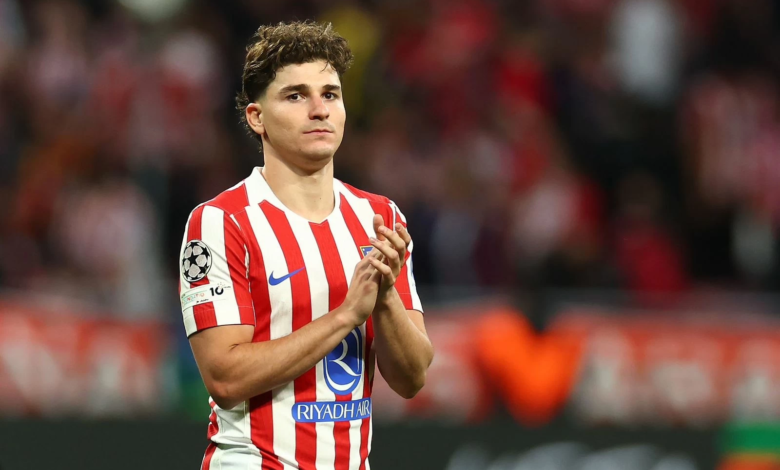 موقف أتلتيكو مدريد من ضم جوليان ألفاريز: حقيقة الشائعات