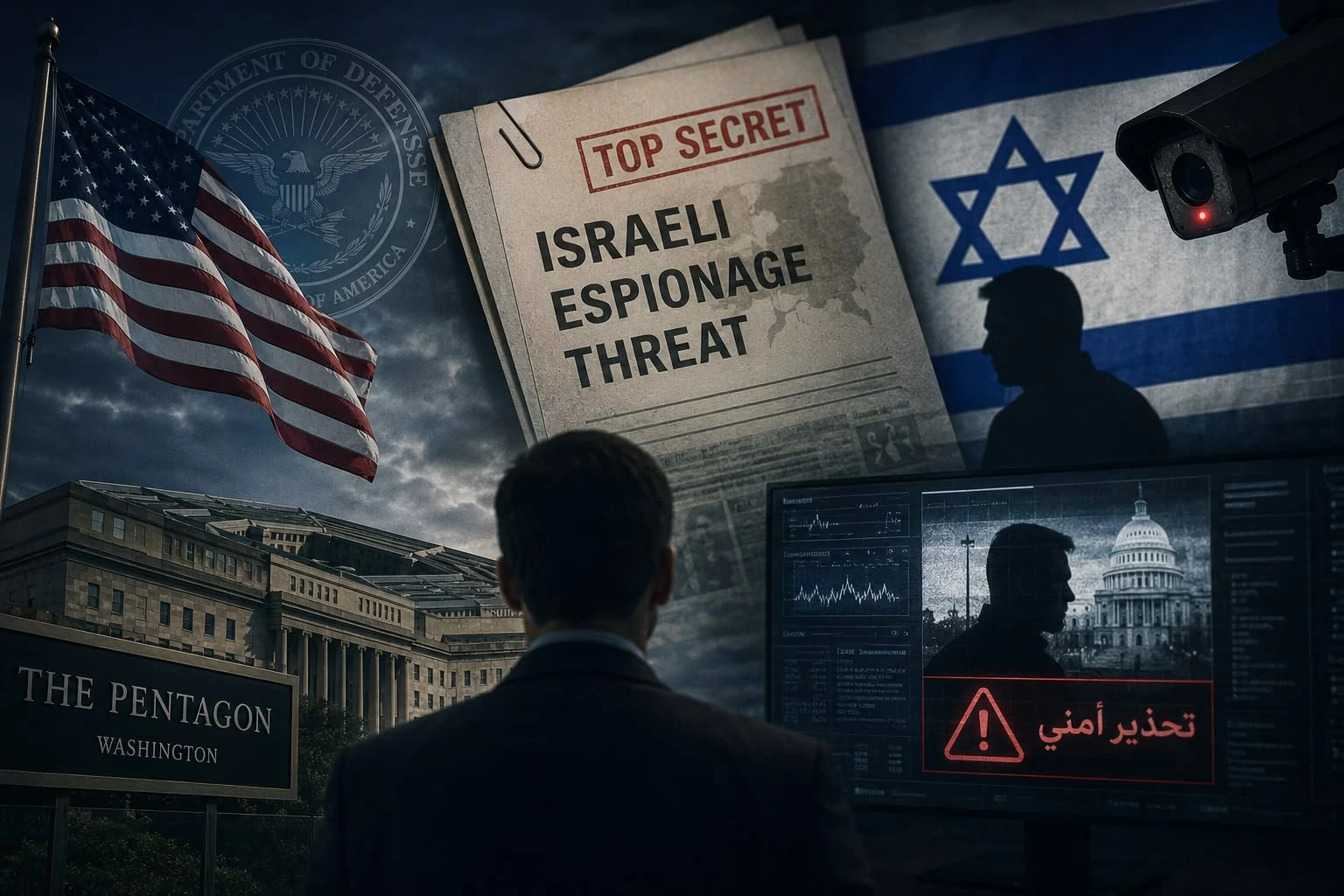 البنتاغون يرفع التأهب ضد التجسس الإسرائيلي | تفاصيل الأزمة