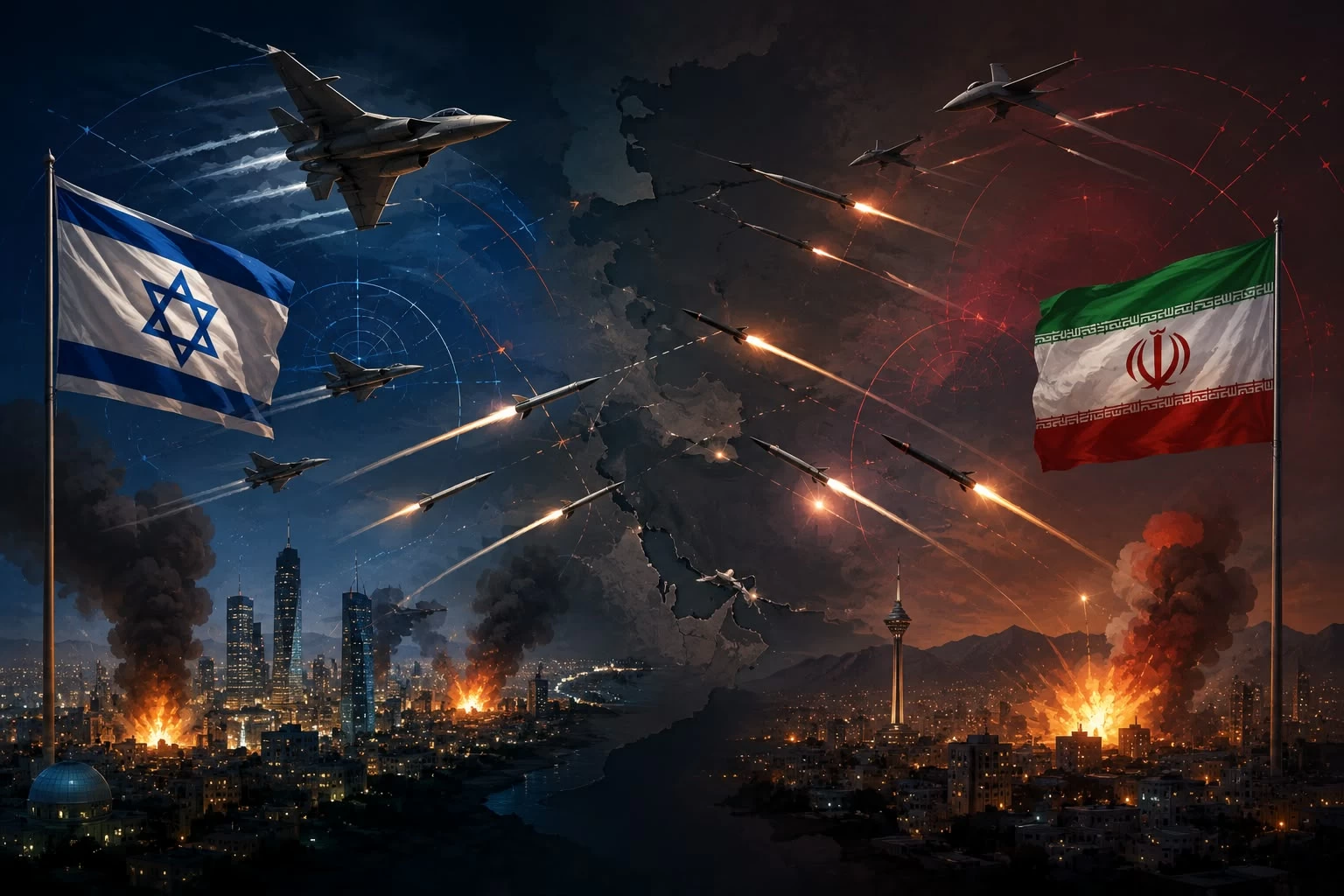 الرد الإسرائيلي على إيران: تفاصيل الضربات والانفجارات في أصفهان