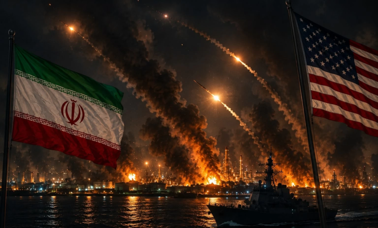 واشنطن تستهدف مواقع إيرانية قرب هرمز وتصعيد خطير بالخليج