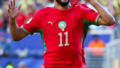 صيباري أول عربي يهز شباك البرازيل في المونديال منذ 40 عاماً