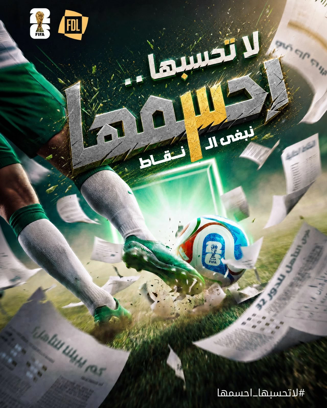 حملة جماهيرية لـ مساندة المنتخب السعودي في كأس العالم 2026