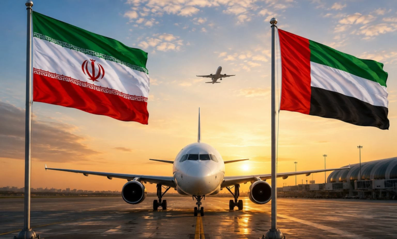 استئناف الرحلات الجوية بين الإمارات وإيران وتأثيره الإقليمي