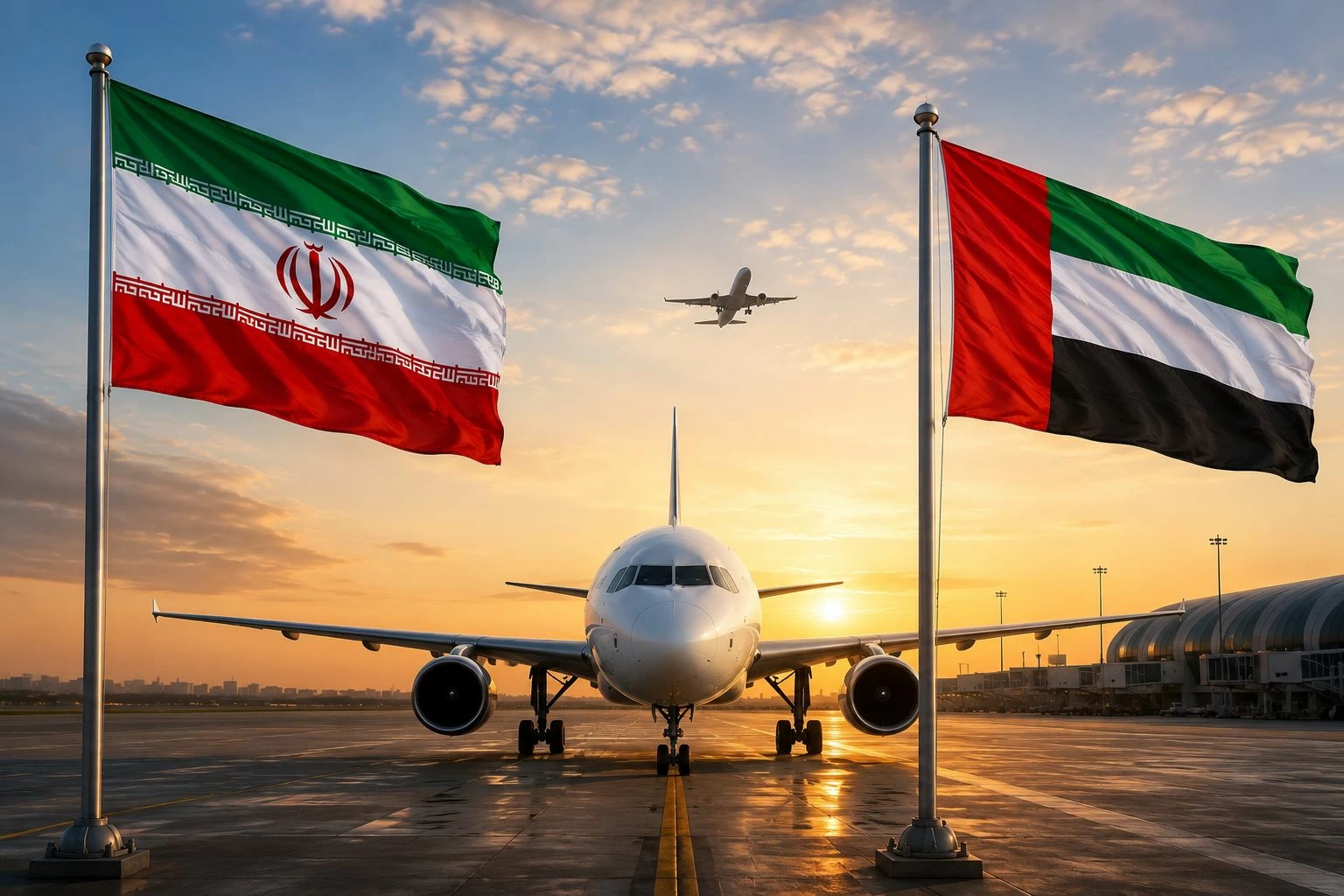 استئناف الرحلات الجوية بين الإمارات وإيران وتأثيره الإقليمي