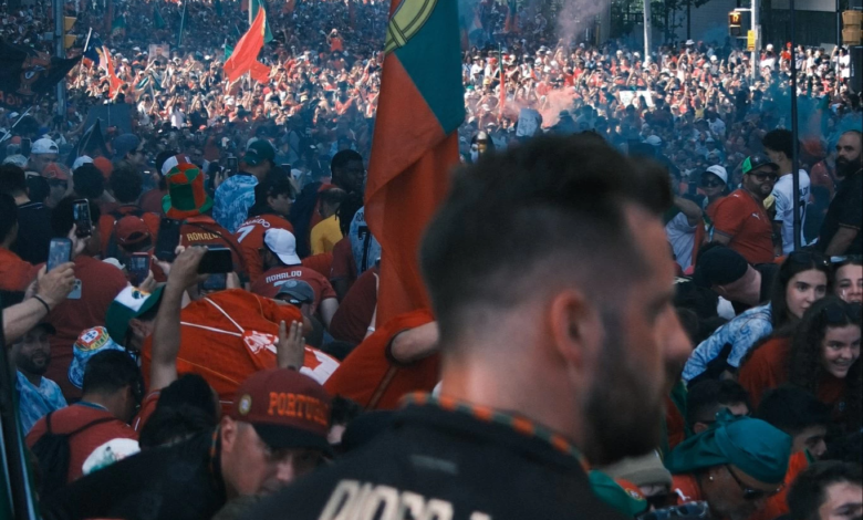 كريستيانو رونالدو يحتفل مع جماهيره في تورنتو بكأس العالم 2026